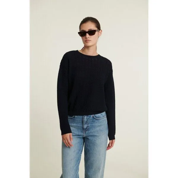 Basic Apparel Basic Apparel Osi Pullover aus Bio-Baumwolle, Blau (sky-captain), – Produktbild 1 von 1