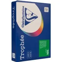 Clairefontaine 250 Blatt Clairfontaine Farbiges Kopierpapier "Trophee" 160 g/m², DIN A4, billiardgrün – Produktbild 1 von 1