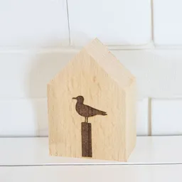 Bow & Hummingbird Bow & Hummingbird Kleines Deko-Holzhäuschen Möwe – Produktbild 1 von 1