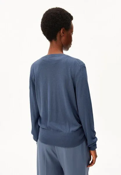 ARMEDANGELS ARMEDANGELS FINE KNIT Damen Pullover aus TENCEL Modal Mix, Dusty moon, – Produktbild 2 von 4