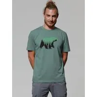watapparel watapparel T-Shirt Unisex Waldbär, Green bay, – Produktbild 1 von 1