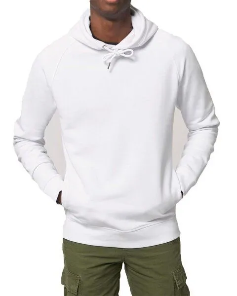 YTWOO YTWOO Hoodie für Damen und Herren, Kapuzenpullover, Basic, Unisex, Weiß, – Produktbild 3 von 4