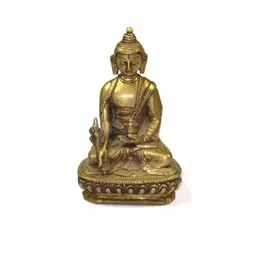 Just Be Just Be Messing Buddha Figur mit Mudra – Produktbild 1 von 1