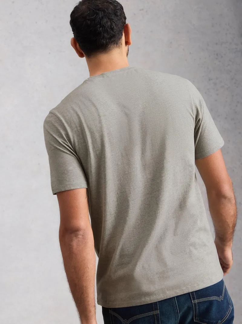 White Stuff T-Shirt Horsham mit Grafik - M/R, Grau print, – Produktbild 4 von 4