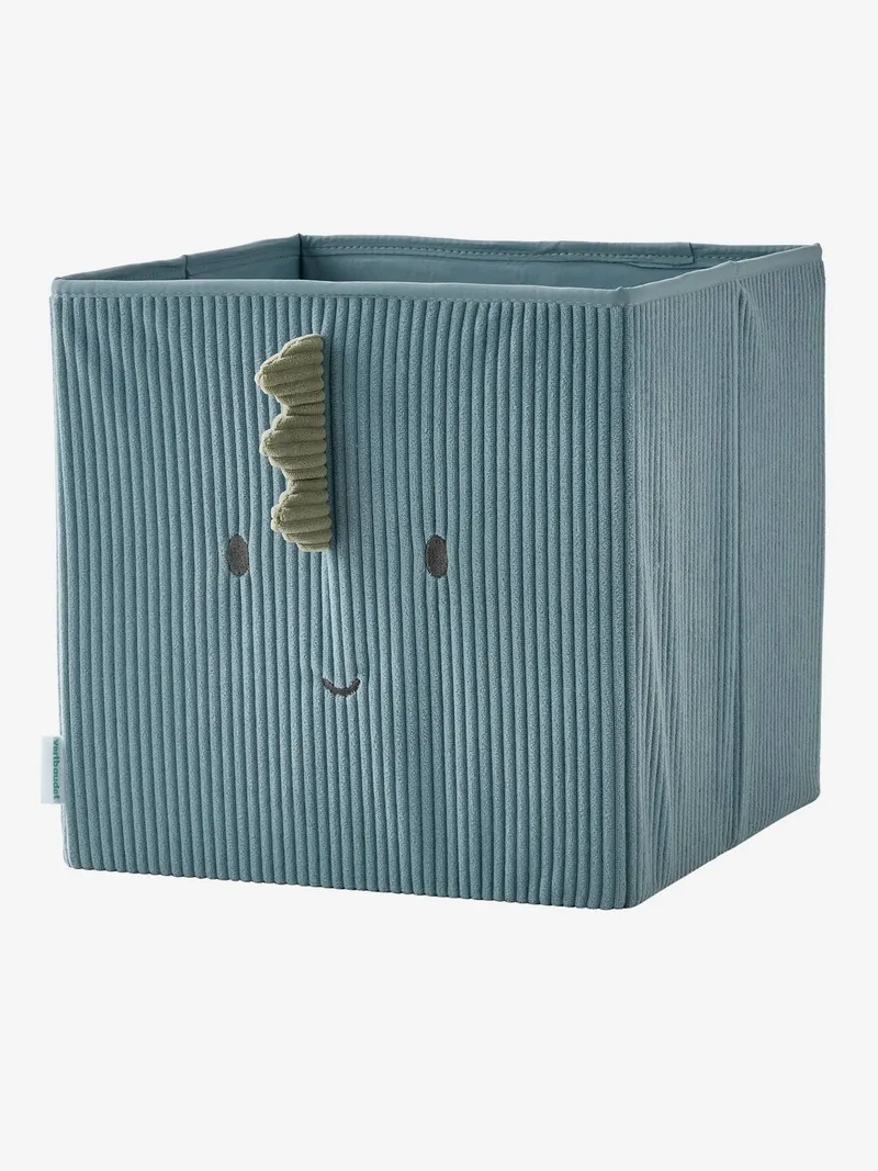 Vertbaudet 2er-Set Kinderzimmer Aufbewahrungsboxen MINISAURUS salbei, Salbeigrün, – Produktbild 3 von 3
