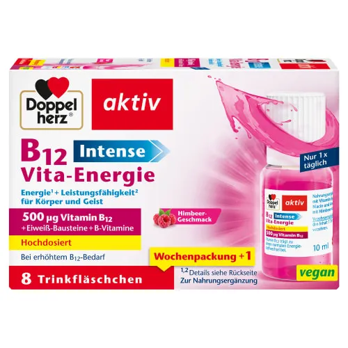 Doppelherz Doppelherz Nahrungsergänzungsmittel aktiv Intense B12 Vita-Energie – Produktbild 3 von 3