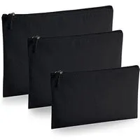 Westford Mill Westford Mill EarthAware® Organic Accessory Pouch Kulturbeutel in 3 Größen, Schwarz, – Produktbild 1 von 1
