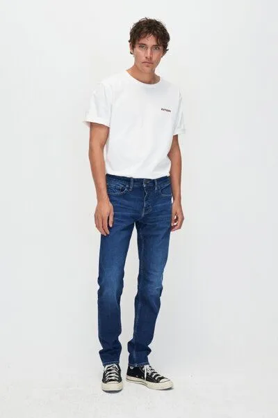 Kuyichi Kuyichi Jeans Regular Slim Fit - Jim, Grau (stone grey), – Produktbild 3 von 8