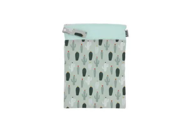 Hypf Hypf Wetbag L 30cm x 40cm mit 2 Fächern, Kaktus (mint), – Produktbild 2 von 3