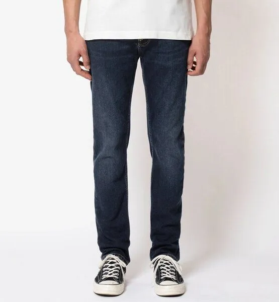 Nudie Jeans Nudie Jeans Slim Fit Jeans - Grim Tim, Blue, – Produktbild 5 von 8
