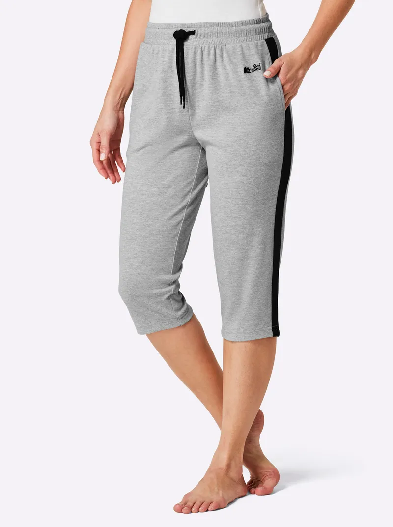 feel good Capri-Hose grau-melange, Grau-melange, – Produktbild 2 von 3
