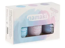 Namaki Kinder Nagellack 3er Set "Frozen sweets" mit Nagelfeile Inhalt 3 x 7,5 ml – Produktbild 1 von 1