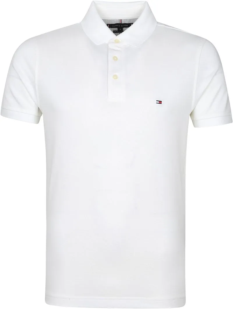 Tommy Hilfiger Tommy Hilfiger 1985 Polo Shirt Weiß - Größe L, Weiß, – Produktbild 1 von 4