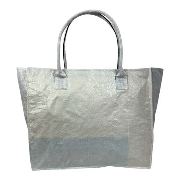 Beadbags Beadbags Einkaufstasche Ri94 recycelter Reissack, Octopus weiß, – Produktbild 4 von 4
