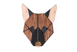 BeWooden BeWooden Brosche aus Holz Deutscher Schäferhund – Produktbild 1 von 1