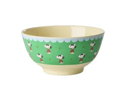 RICE RICE Müslischale Schüssel Snoopy Grün, 15 cm, Melamin BPA-frei, spülmaschinenfest – Produktbild 1 von 1