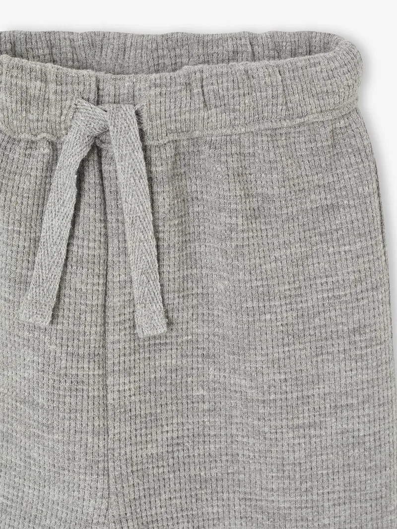 Vertbaudet Baby Jungen Hose mit Umschlag, Grau meliert, – Produktbild 3 von 3
