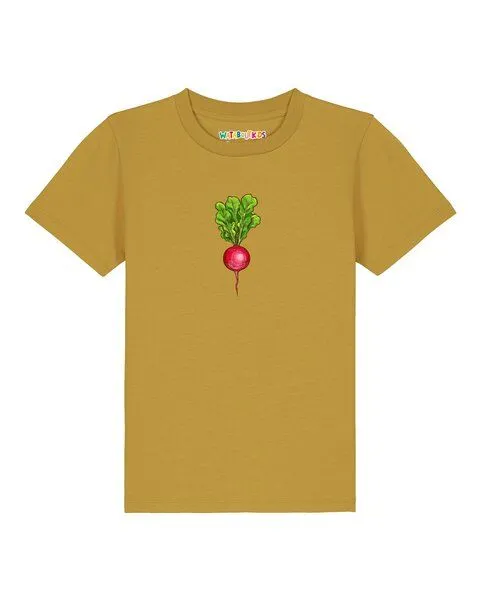 watabout.kids watabout.kids T-Shirt Kinder Radieschen, Ochre, – Produktbild 1 von 2