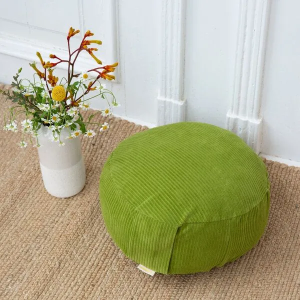 Goldwerk Schliersee Goldwerk Schliersee Meditationskissen Cord, Avocado, – Produktbild 1 von 3
