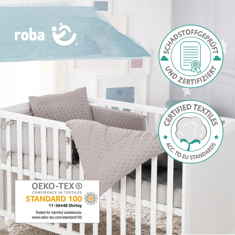 roba Roba Geschenkset BIO-Jersey Schlafen groß Lil Planet grau – Produktbild 1 von 3