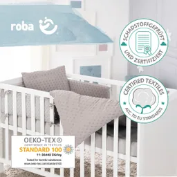 roba Roba Geschenkset BIO-Jersey Schlafen groß Lil Planet grau – Produktbild 1 von 1
