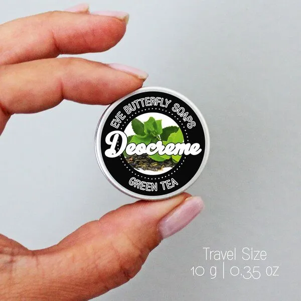 Eve Butterfly Soaps Eve Butterfly Soaps Deocreme "Green Tea" - 100% natürlich und vegan – Produktbild 1 von 3