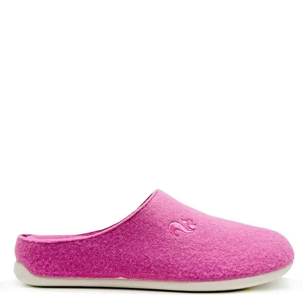 thies Veganer Slipper "thies ® PET", fair, mit Wechselfussbett, Pink (rosa), – Produktbild 1 von 4