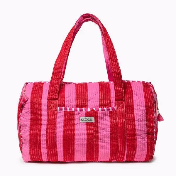 KIKOONI KIKOONI handgefertigte große Baumwolltasche "K. Shopper", Bold stripes love, – Produktbild 1 von 3