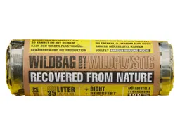 Wildplastic Wildplastic Müllbeutel "Wildbag" 35 l aus Recyclingkunststoff, 12 Stk. – Produktbild 1 von 1
