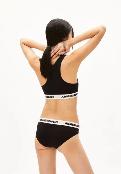 ARMEDANGELS ARMEDANGELS TONJAA Damen Bralette aus Bio-Baumwoll Mix, Black, – Produktbild 2 von 4
