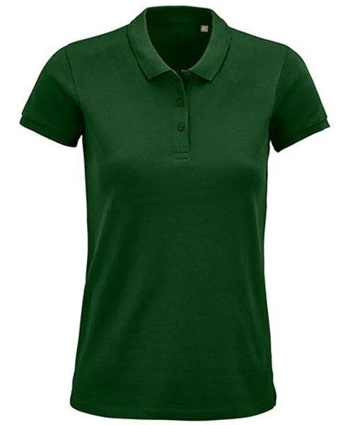 Sol's Sol's Damen Polo Shirt Kurzarm Bio - Baumwolle, Grün (bottle), – Produktbild 1 von 4