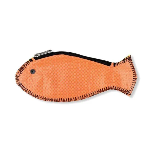Beadbags Beadbags Fisch Geldbörse Ri80 recycelter Reissack, Orange, – Produktbild 2 von 2