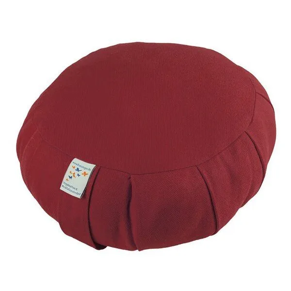 Bausinger Bausinger Meditationskissen Roshi mit Dinkelspelzfüllung, Weinrot, – Produktbild 1 von 1