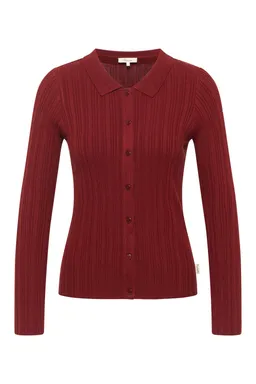 Tranquillo Seidige EcoVero™-Jacke - fired brick / L – Produktbild 1 von 1