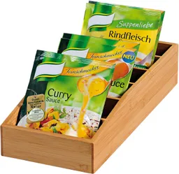 Kesper Kesper Aufbewahrungssystem Aufbewahrungsbox, Bambus, (1-tlg), mit 6 Fächern – Produktbild 1 von 1