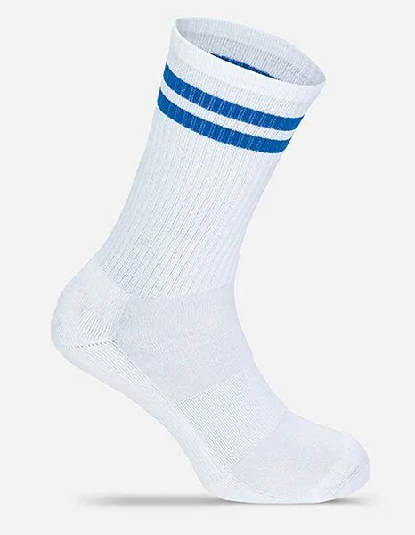 MR. SOCKS MR. SOCKS Tennissocken zweifarbig von der Marke MR.SOCKS, Weiss/blau, – Produktbild 1 von 2