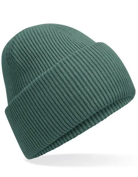 Beechfield Beechfield Damen / Herren Klassische Mütze mit tiefem Umschlag 30, Marine grün, – Produktbild 1 von 2