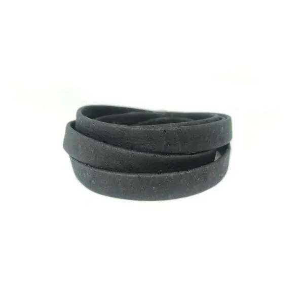 Kork-Deko Kork-Deko Schwarzes Band aus Kork - 10mm Breit - ab 1 m Länge | Korkband – Produktbild 2 von 7