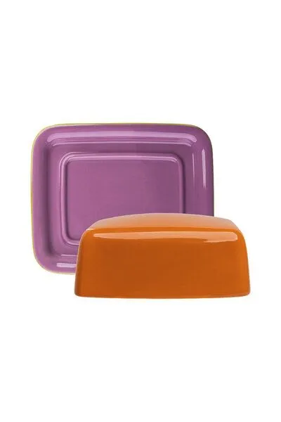 Tranquillo Tranquillo Butterdose COLOURI – Steinzeug, Orange, – Produktbild 3 von 5