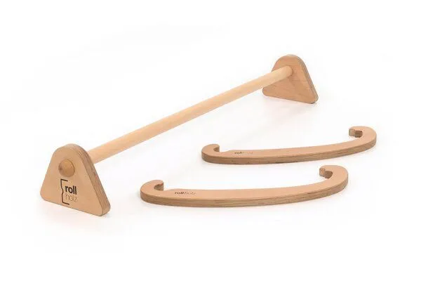 rollholz rollholz Klimmzugstange aus Holz für Türrahmen (ohne Bohren & Schrauben) – Produktbild 2 von 4