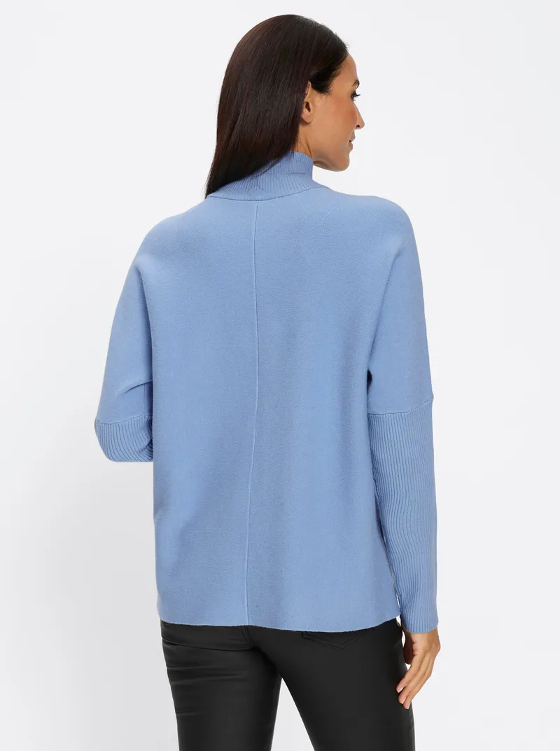 heine Stehkragenpullover, Bleu, – Produktbild 2 von 2