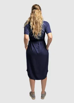 Zerum Zerum Damen vegan Kleid Finja Navy – Produktbild 1 von 1