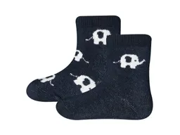 Ewers Baby- und Kinderthermosocken 2er Pack Elefant navy Gr. 23-26 – Produktbild 1 von 1