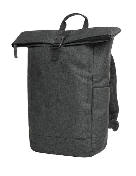 Halfar Halfar Kurierrucksack CIRCLE Rolltop Notebooktasche, Schwarz meliert, – Produktbild 1 von 1