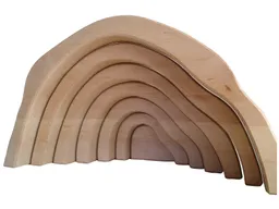 Drei Blätter Krippe aus Erlenholz, 7-teilig Maße 40 x 21 cm – Produktbild 1 von 1