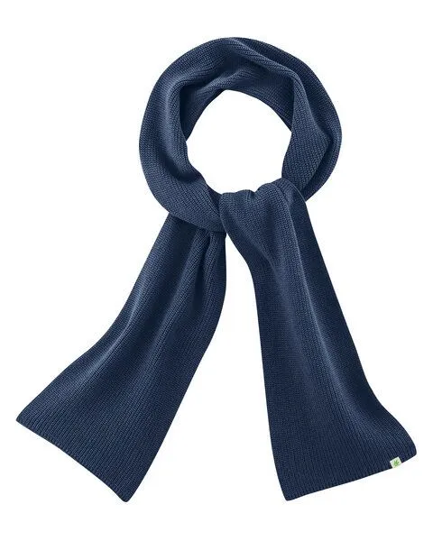 HempAge HempAge Schal Hanf/Bio-Baumwolle, Navy-5 blau, – Produktbild 1 von 4