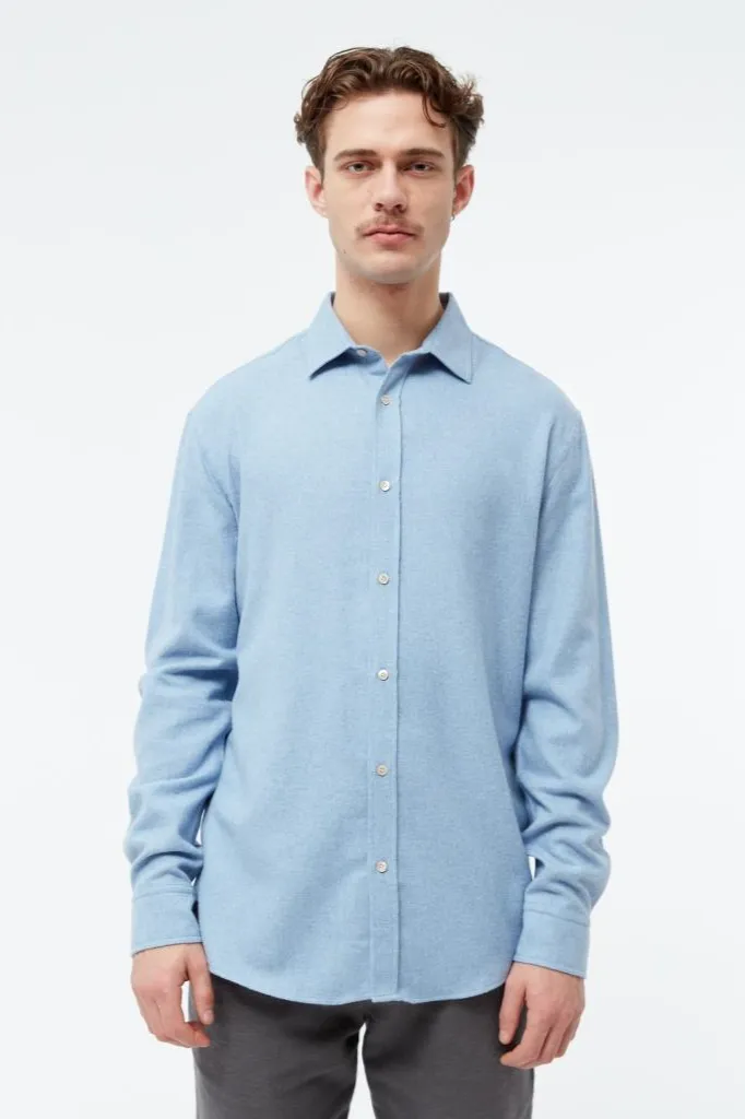 Givn Givn Herren vegan Hemd Flanell John Hellblau, Hellblau, – Produktbild 2 von 2