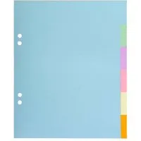 Exacompta 30 Exacompta Register "Forever", 6 Taben neutral, 170 g/m², 17 x 22 cm, sortiert – Produktbild 1 von 1