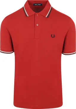 Fred Perry Fred Perry Polo Twin Tipped M3600 Rot 74A - Größe L – Produktbild 1 von 1