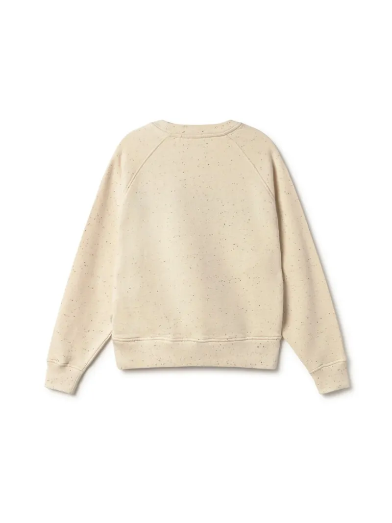TWOTHIRDS TWOTHIRDS Damen vegan Sweatshirt Fassol Ecru Neps, Beige, – Produktbild 1 von 2